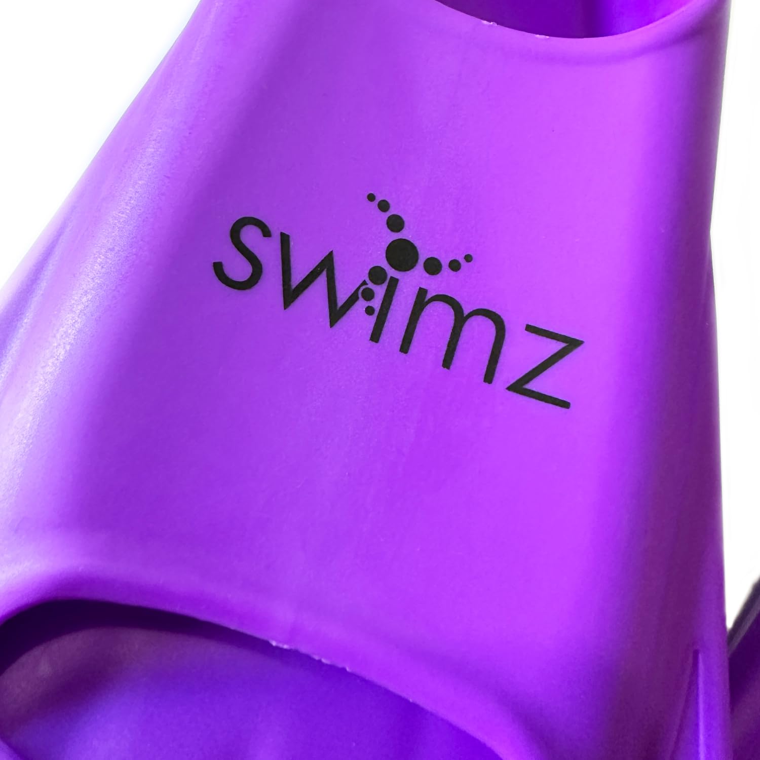 Swimz Missile Short Blade Swim Training Fins - Purple (M (UK 6.5 - 7.5) Euro 40/42)