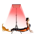 Red Light Therapy for Body Face with Stand,Infrared Light Therapy Lamp,660nm Red Light and Near Infrared 850nm for Back Pain & Muscle Recovery(Panel Large)