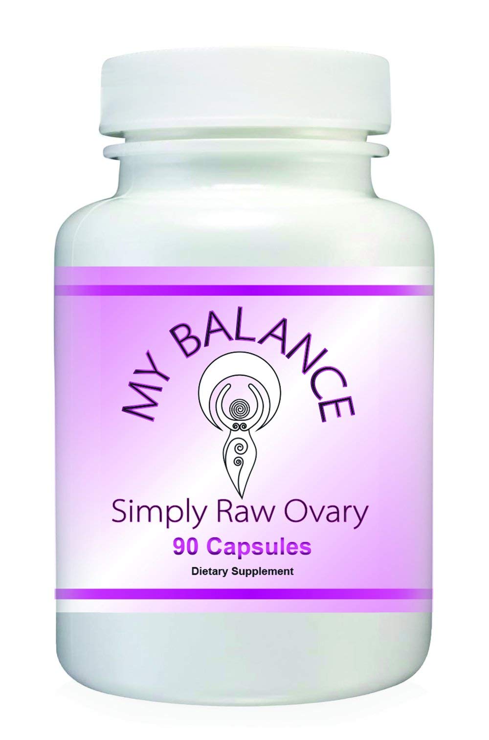Simply Raw Ovary Glandular for Women's Health. Raw Bovine Ovarian Glandular 90 Capsules for Hormonal Support.