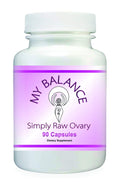 Simply Raw Ovary Glandular for Women's Health. Raw Bovine Ovarian Glandular 90 Capsules for Hormonal Support.