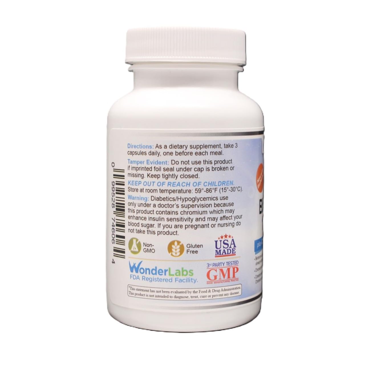 Wonder Laboratories Surperior Absorption Berberine HCL 1,500mg + Cinnamon, Chromium, and BioPerine Maintenance for Glucose, Heart & Immune System Health Gluten & GMO Free - 120 Capsules