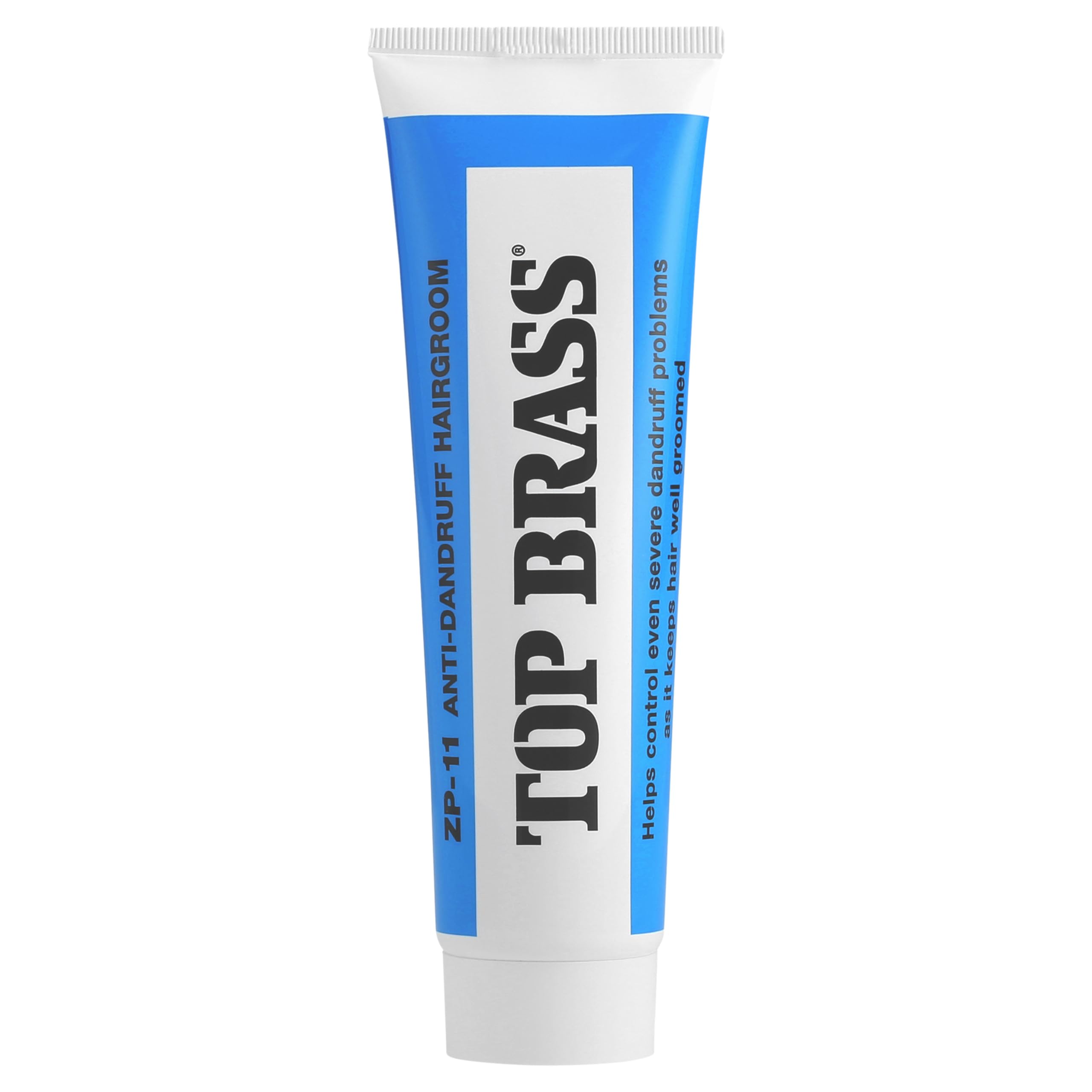 Top Brass Anti Dandruff Hair Cream for Men & Women - Hair Cream for Styling Infused with Beeswax & Candelilla - Relieves Scalp Dryness, Dandruff, Flaking & Itching - Non-Greasy, Nicely Scented 3 Pack