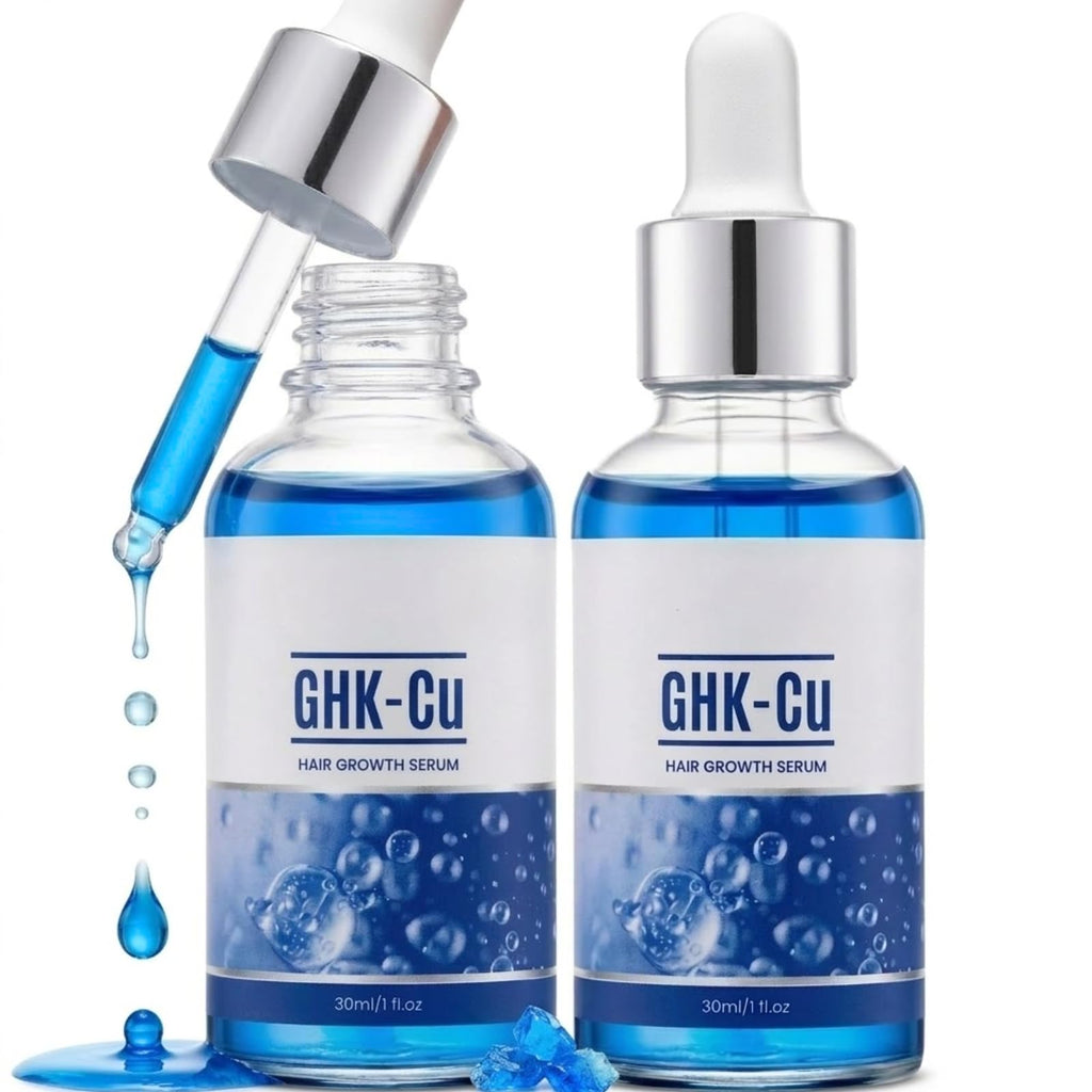 2PCS GHK-CU Copper Peptide Hair Growth Serum,Ghkcu Hair Serum