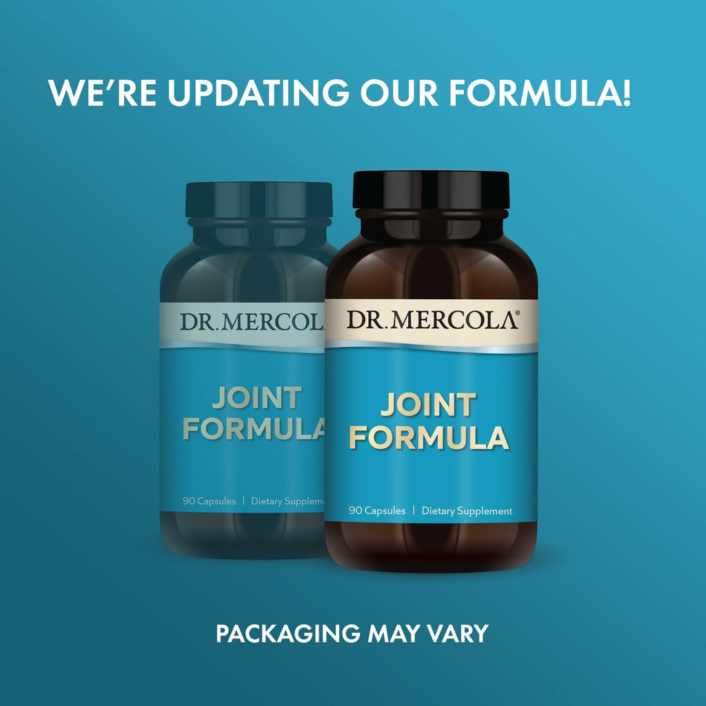 Dr. Mercola Joint Formula - Supports Joint Comfort & Mobility - from Natural Eggshell Membrane - Non-GMO & Gluten-Free - 90 Capsules (90 Servings)