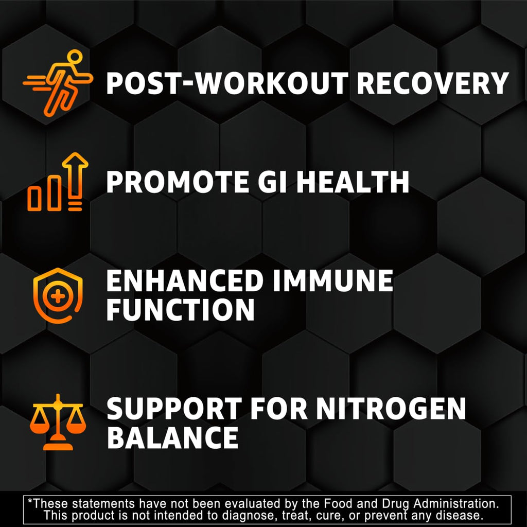 Nextdia L-Glutamine 1000mg Gummies for Women & Men| with Beta-Alanine, BCAAs, Magnesium Glycinate, Potassium & Ashwagandha | Vegan | Sugar-Free & Extra-Chewy | 120 Counts