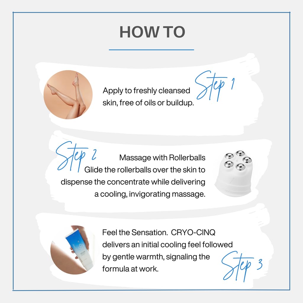 Serious Skincare Cryo-Cinq Firming Body Cream for Firmer, Smoother Arms & Legs, Helps Control Crepe & Cellulite, Skin Tightening for Stretch Marks, Cold Sculpt Lift Slimexir Body Moisturizer, 8 oz