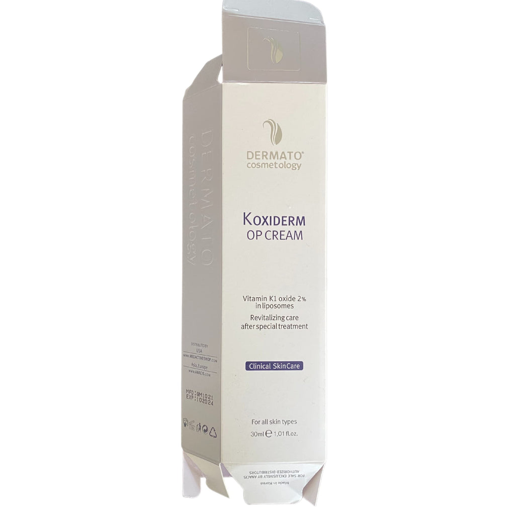 Anacis Vitamin K1 Oxiderm Cream Minimizing Appearance of Old and New Scars, Dark Eye Circles, Bruises, Varicose Veins, Purpura and Redness 1.01Oz (2 BOXES)