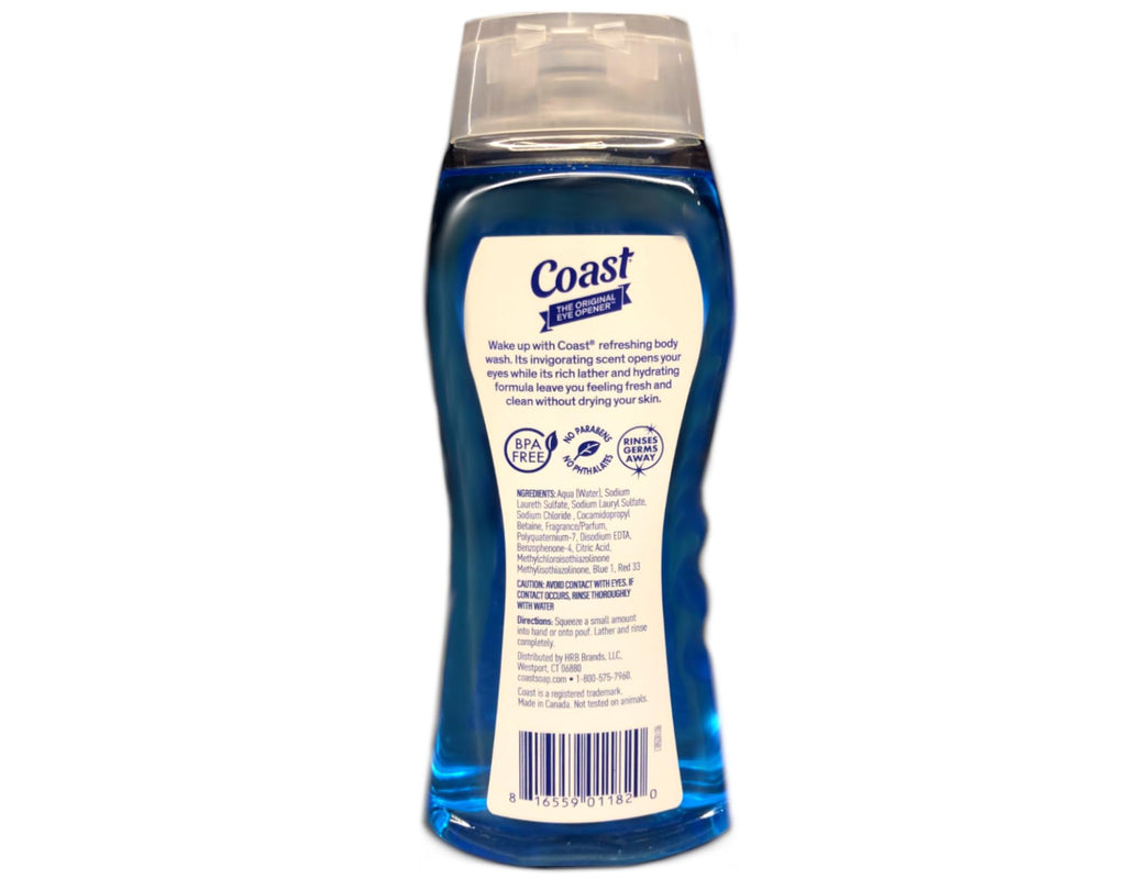 Coast 2 in 1 Hair & Body Wash Classic Scent 18 Oz. - (Pack of 6)