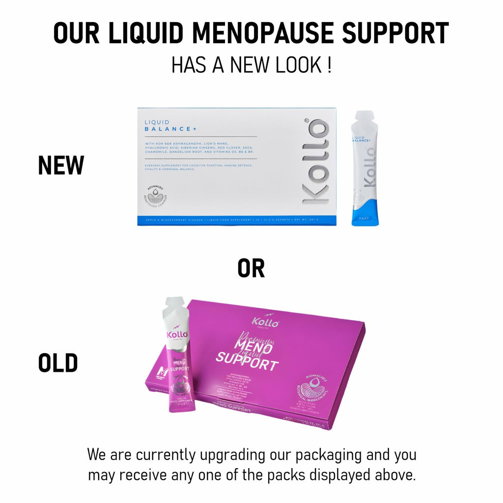 Kollo Balance+ Liquid Menopause Formula – Menopause Relief Supplement with Ashwagandha, Lion’s Mane, Magnesium, Vitamins B6, B9 & D3 – Supports Energy, Mood, Sleep & Hormonal Balance – Pack of 14
