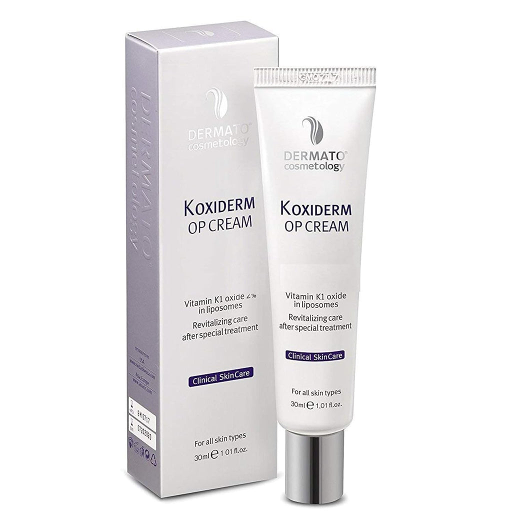 Anacis Vitamin K1 Oxiderm Cream Minimizing Appearance of Old and New Scars, Dark Eye Circles, Bruises, Varicose Veins, Purpura and Redness 1.01Oz (2 BOXES)