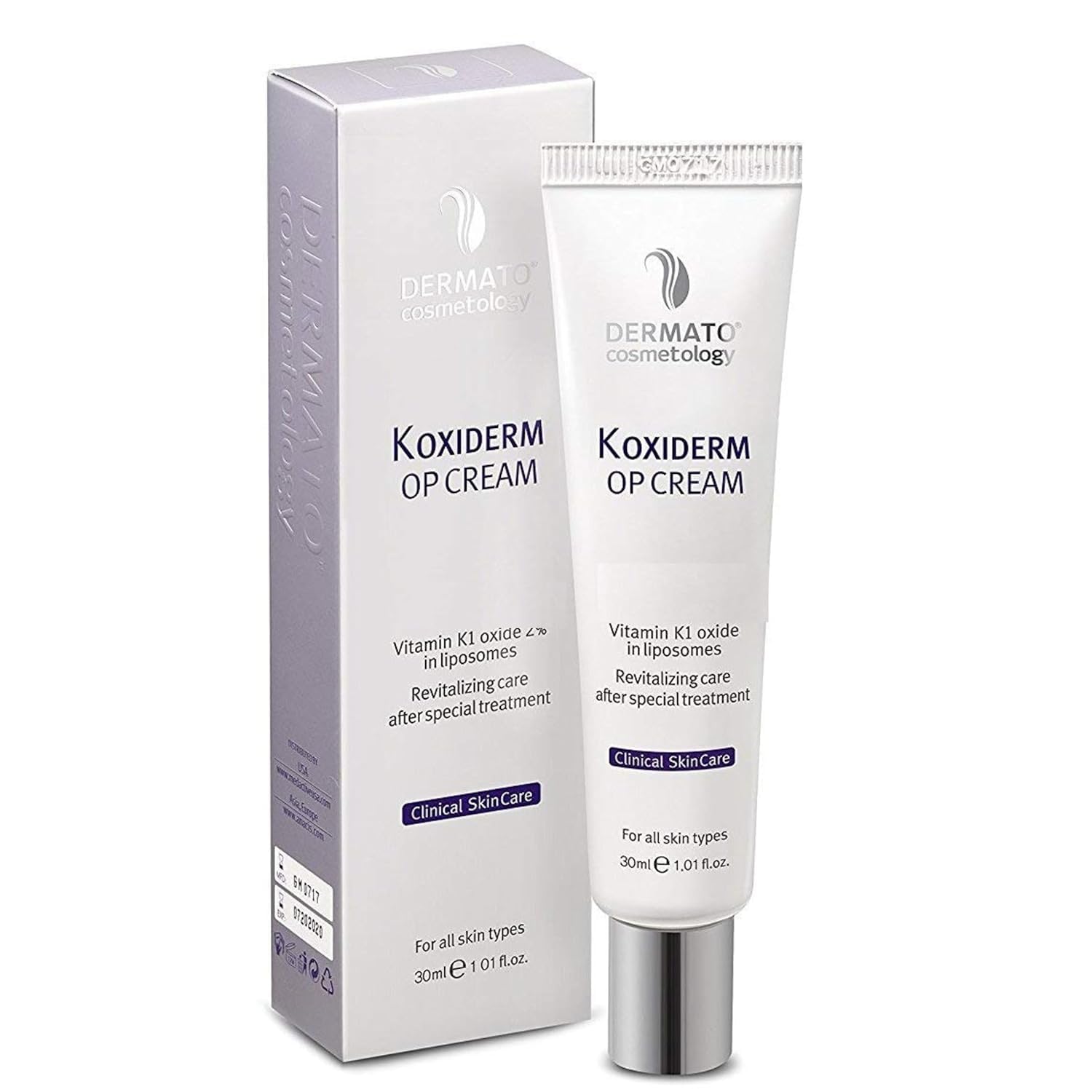 Anacis Vitamin K1 Oxiderm Cream Minimizing Appearance of Old and New Scars, Dark Eye Circles, Bruises, Varicose Veins, Purpura and Redness 1.01Oz (2 BOXES)