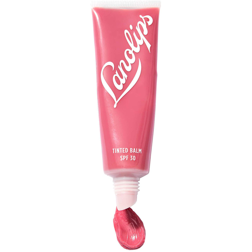 SPF30 Tinted Lanolin Lip Balm in Rhubarb by Lanolips