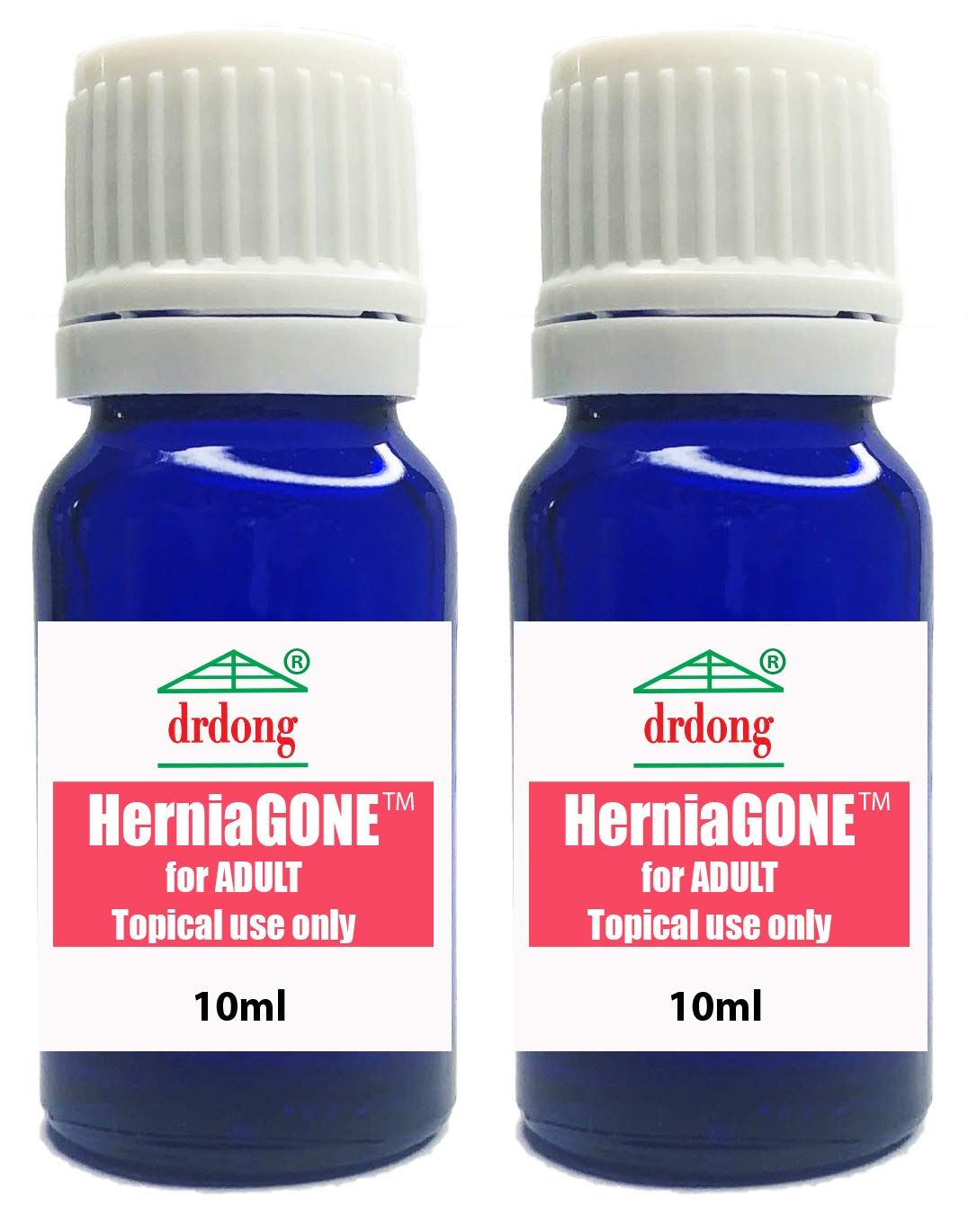 HerniaGONE for Adult, 2 Pack - Essential Oil Blend, Easy to Apply topically, Tested for 50+ Years, Natural Remedy for Adult Hernias, Try it for 1-2 Weeks Before Seeing a Doctor