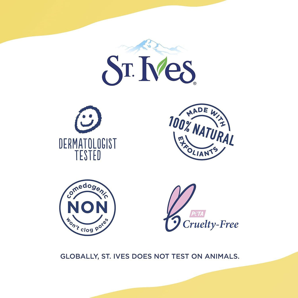 ST. Ives Blemish Control Apricot Scrub, 150 ml, Pack of 2 - Deep Cleansing, Exfoliating Formula with 100% Natural Exfoliants for Clearer, Radiant Skin and Effective Blemish Control