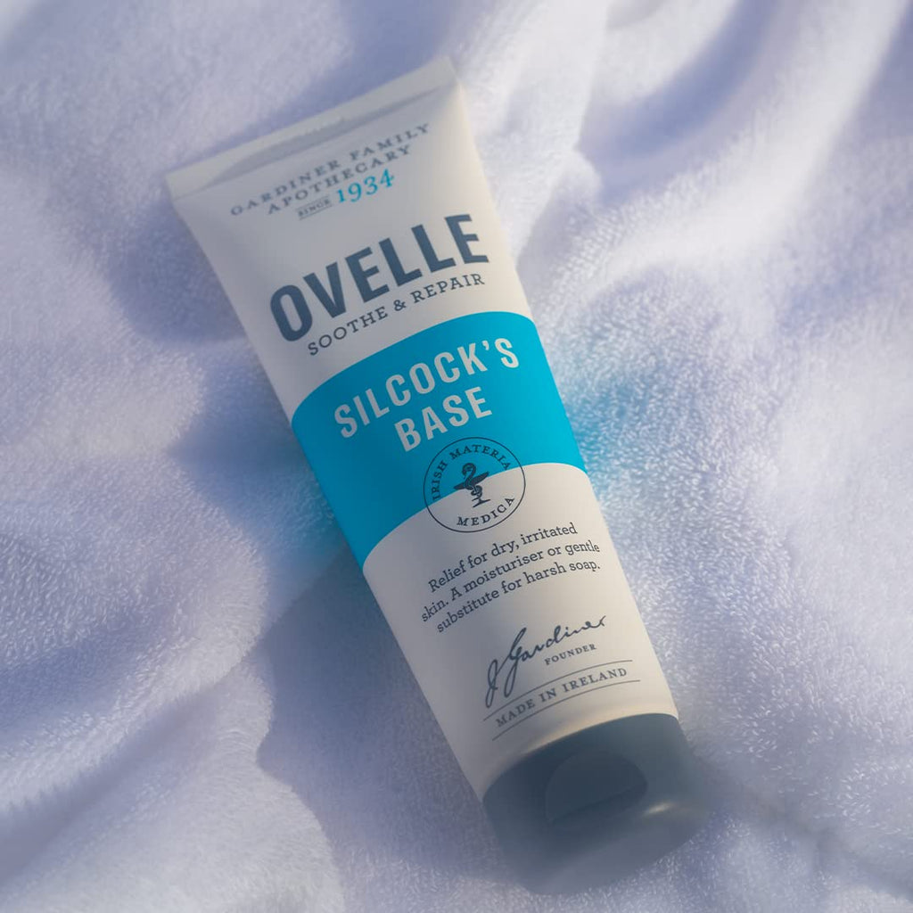 Ovelle Silcock’s Base Emollient Cream. Moisturiser for Dry Skin. 20% White Soft Paraffin Moisturising Cream for Sensitive & Eczema-Prone Skin. Soap, Fragrence and Colour Free, Vegan & PETA Certified