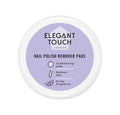 Elegant Touch Nail Polish Remover Pads (with different ingredients and packaging)