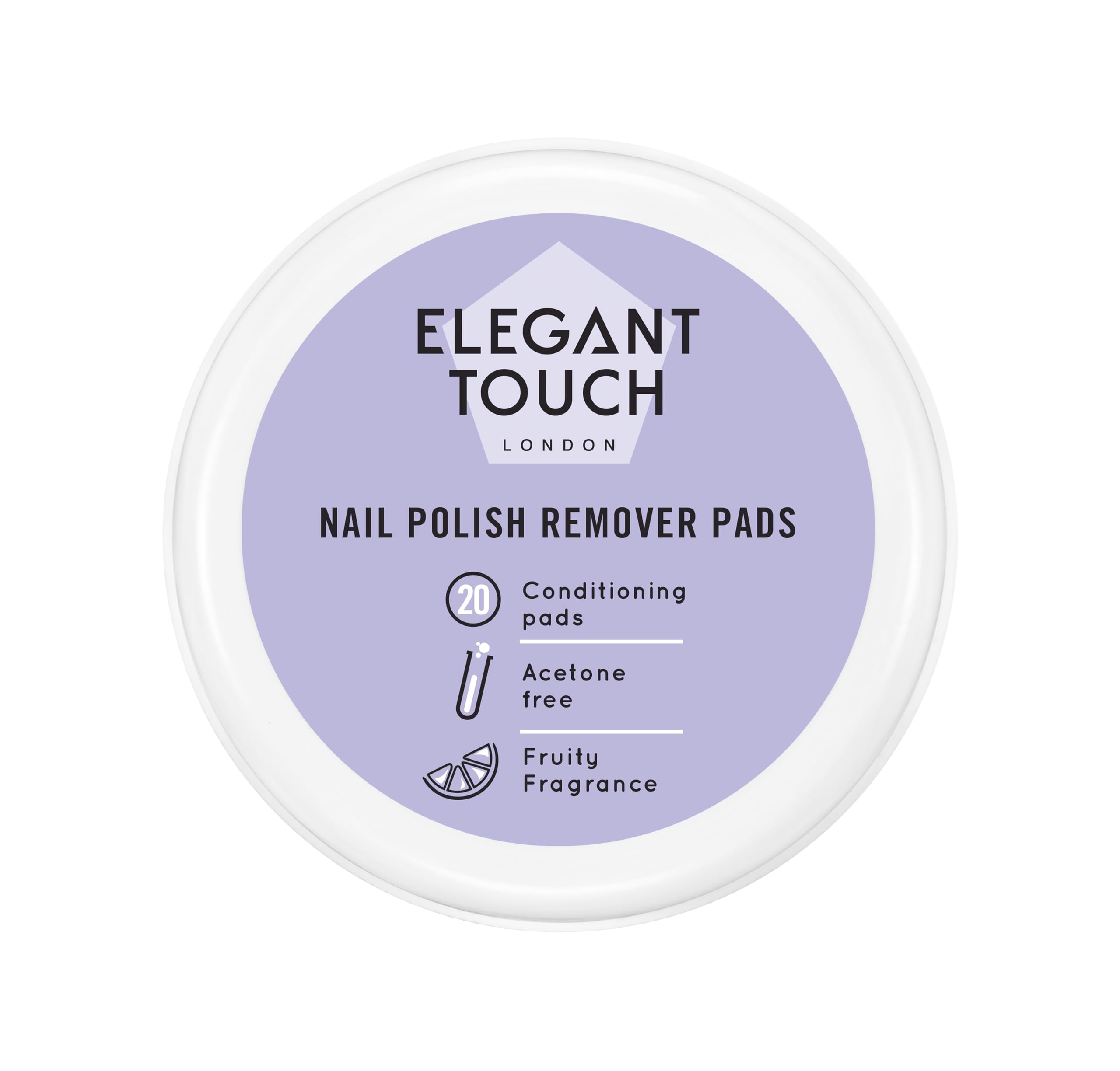Elegant Touch Nail Polish Remover Pads (with different ingredients and packaging)