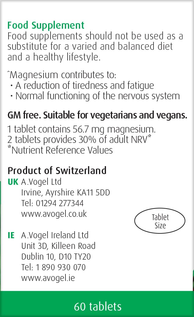 A.Vogel Menopause Support | Menopause Supplement | Support for Perimenopause & Menopause Symptoms | Soy Isoflavones, Magnesium & Hibiscus | 60 Tablets