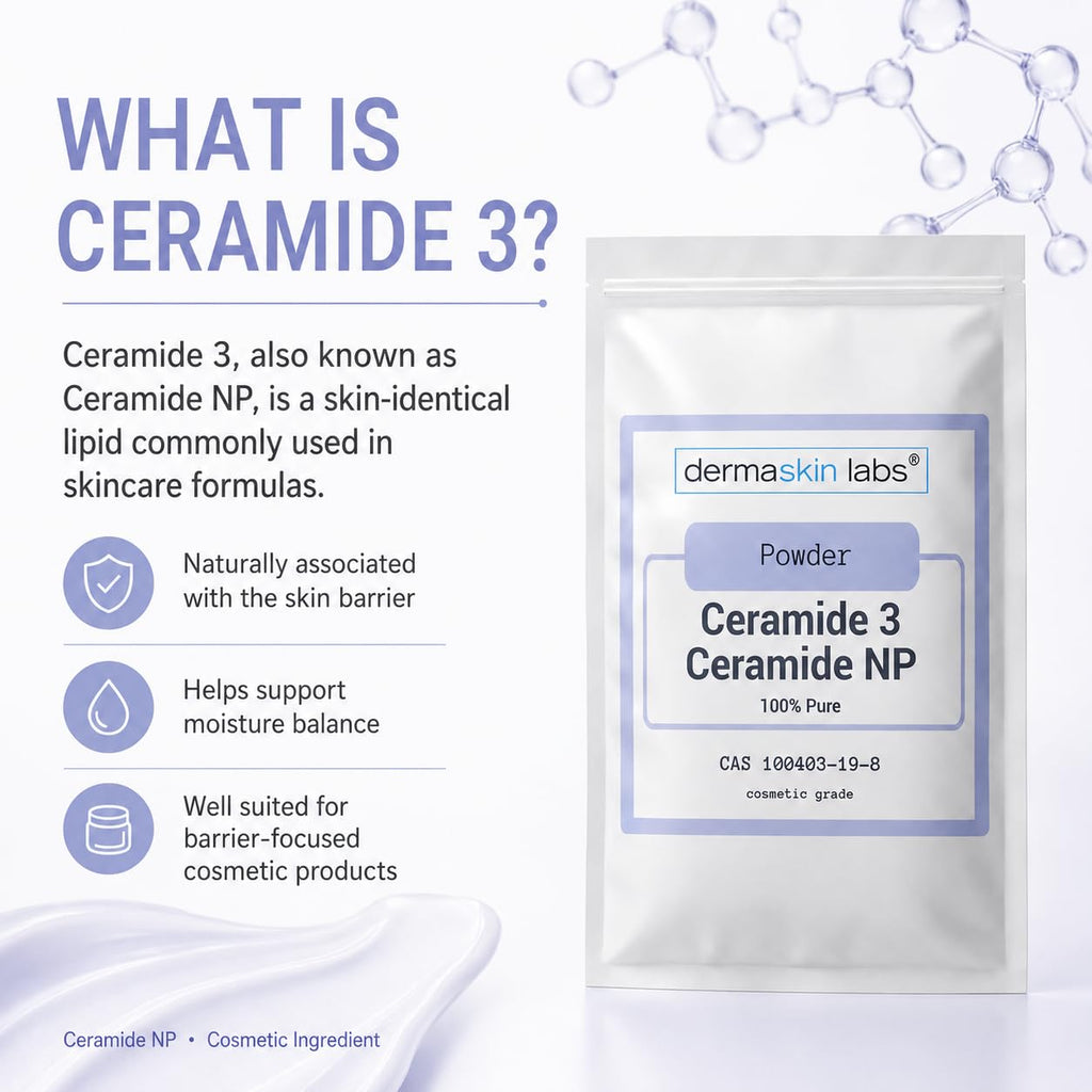 Ceramide 3 Powder Ceramide NP Cosmetic Grade Ceramides Make Your Own Skin Serum Cream Lotion Hair Mask