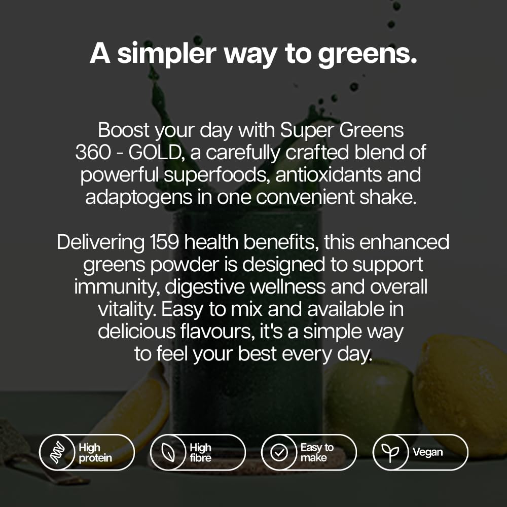 Protein Works | Super Greens 360 - Gold, Mandarin Orange, 250g