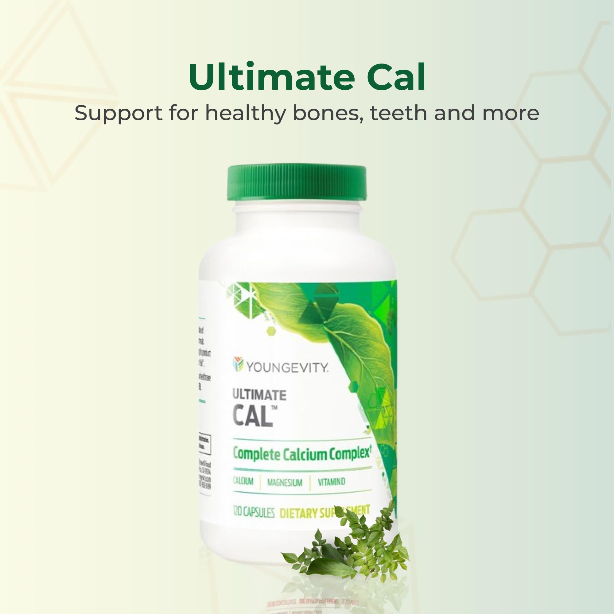 Youngevity Ultimate Cal - Calcium Magnesium Bone Health Supplement with D-3, Zinc, Potassium, Boron - Highly Absorbable - Immune and Bone, Ligament Support - 120 Capsules (Pack of 1)