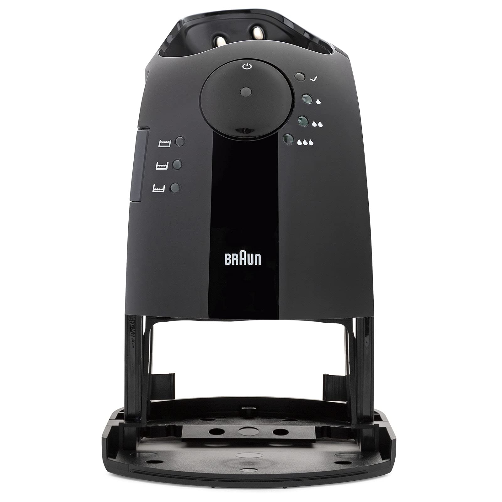 Braun Replacement Clean & Charge Base for Pulsonic and Select Series 7 Shavers (types 5671, 5673, 5674, 5692, 5693, 5694, 5695, 5696, 5697 only) Removable cord not included. Use your existing cord
