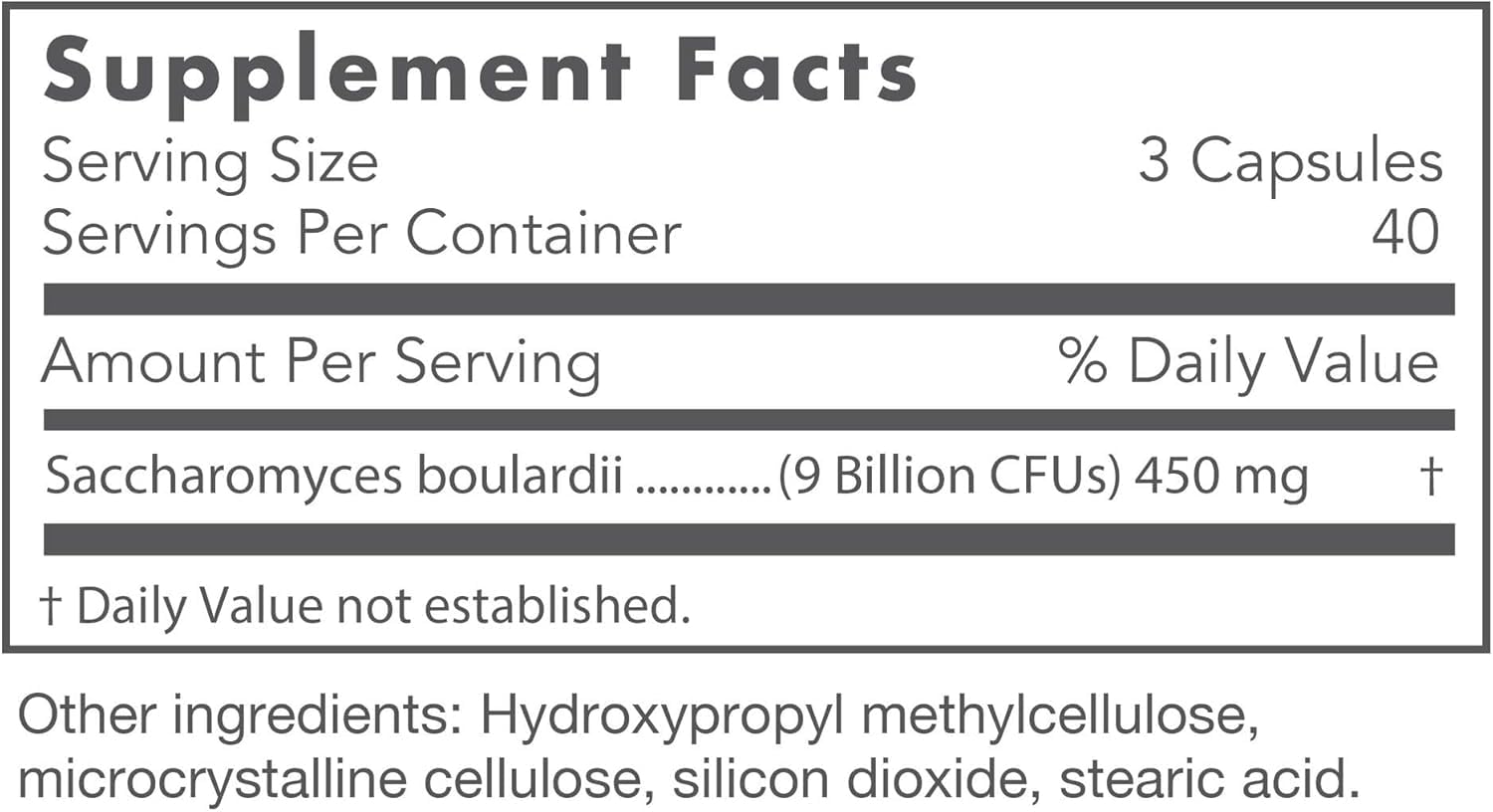 Nutricology Saccharomyces Boulardii Probiotic Supplement - S. Boulardii Probiotic Yeast 450mg, Friendly Probiotic Establishment, GI Tract Support - 600 Count