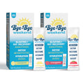 Bye-Bye Weekend Detox Drink Mix w/Electrolytes - for Bloating, Recovery, Fatigue, Brain Fog - Probiotics, Lion’s Mane, Milk Thistle - Zero Sugar Variety Pack - 20 Pack
