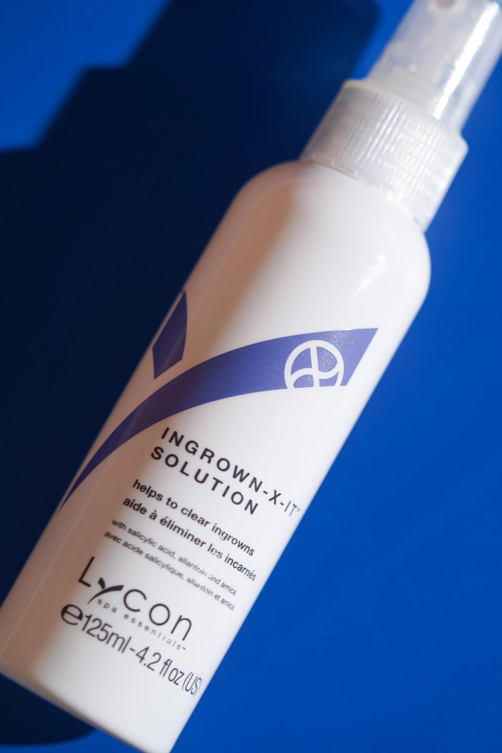 Lycon Ingrown-X-It Solution, Ingrown Hair Serum Spray Gently Soothes After Waxing, Shaving, and More, 4.2 oz