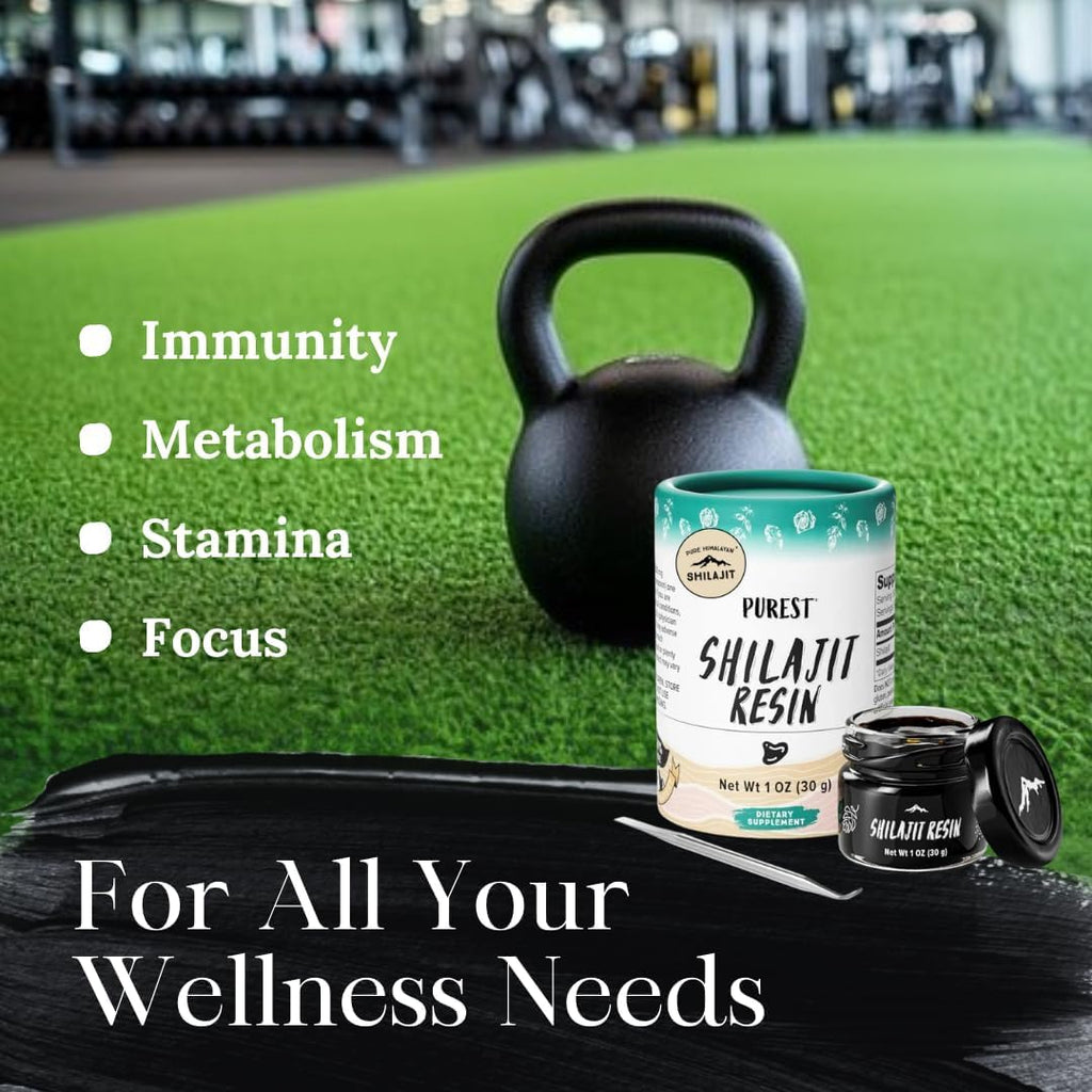 Pure Himalayan Shilajit | 100% Pure Natural Shilajit Grade A Max Potency 85+ Trace Minerals & Fulvic Acid | 3rd Party US Lab Tested | Resin | 115g