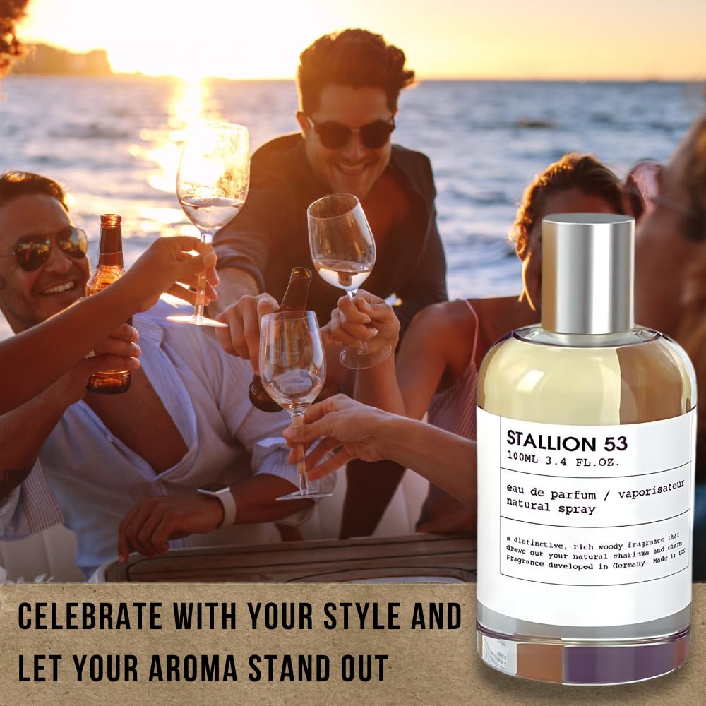 STORIES PERFUME Men's Bundle X2 Stallion 53 Eau De Parfum 100ml/3.4oz Unisex | Herbal, Woody, and Earthy Scent for Men and Women