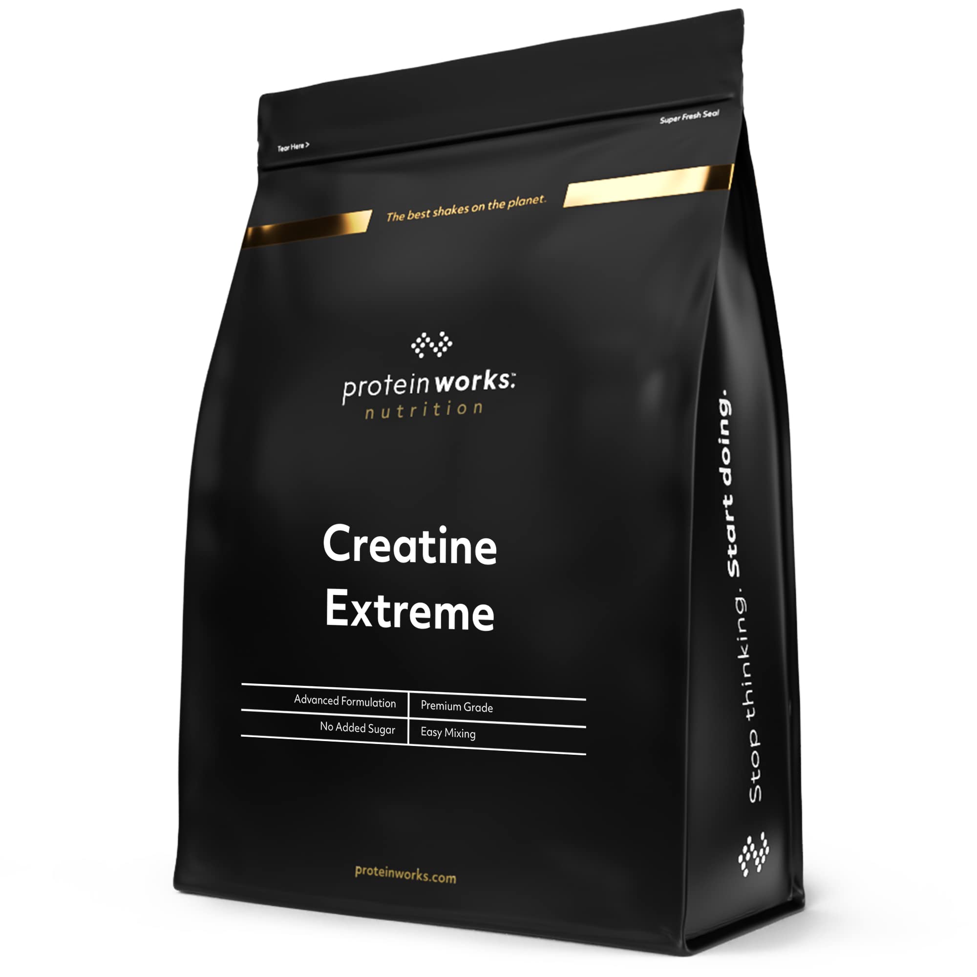 Protein Works - Creatine Extreme, Award-Winning 7g Superblend, Creatine Monohydrate, Citrate, Pyruvate, Optimal 2.4g Beta-Alanine, Enhanced with Glycine, Taurine & Dextrose, Orange Burst, 400g