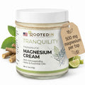 Rooted In 2X More Magnesium Cream – Stress Relief & Sleep with Ashwagandha – Calming Body Lotion for Women – Topical Magnesium Chloride, US Made – 4oz