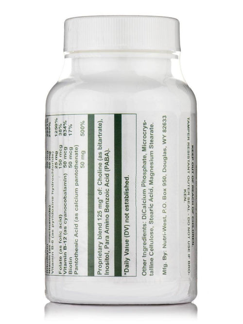 B-Complex - 90 Tablets by Nutri West