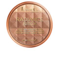 Rimmel London Radiance Brick - 002 Medium - Bronzer, Radiant Finish, Ultra-Fine, Adds Dimension, 0.42oz