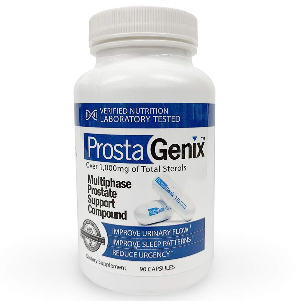 ProstaGenix Multiphase Prostate Supplement -5 Bottles - Over 1 Million Sold - End Nighttime Bathroom Trips, Urgency, Frequent Urination.