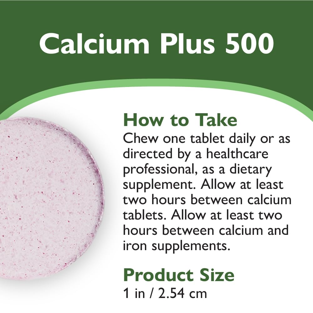 Celebrate Vitamins Calcium Plus - 500mg Calcium Citrate, 333 IU Vitamin D3 & 34mg Magnesium for Post Bariatric Surgery - Gluten-Free & Sugar-Free - Mixed Fruit, 270 Chewable Tablets