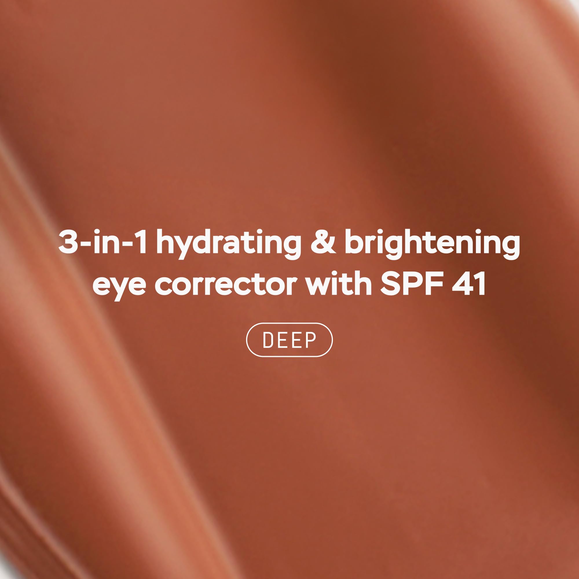 DRMTLGY Luminous Eye Corrector SPF 41, Under Eye Color Corrector for Dark Circles, Anti-Aging Tinted Eye Cream, Hydrating Eye Serum with Peach Undertone, Deep