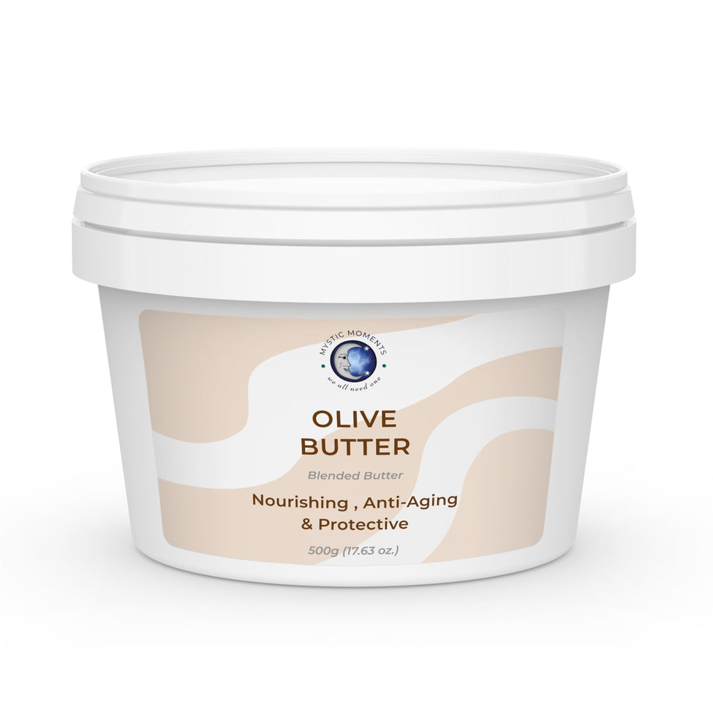 Mystic Moments | Cosmetic Butters | Olive Blended Butter 500g - Pure & Natural Cosmetic Butters Vegan GMO Free