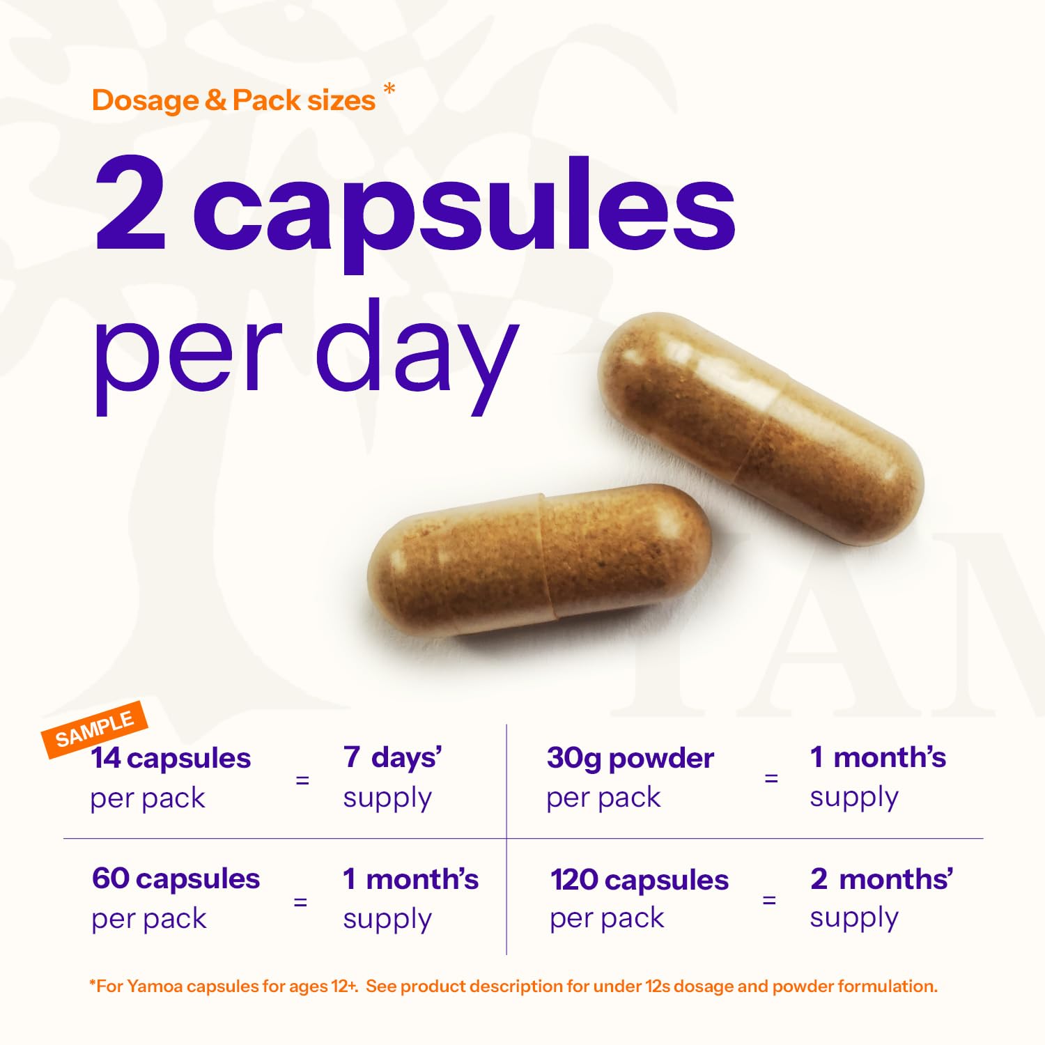 Yamoa Funtumia Elastica Capsules. Vegan. (60 Capsules)