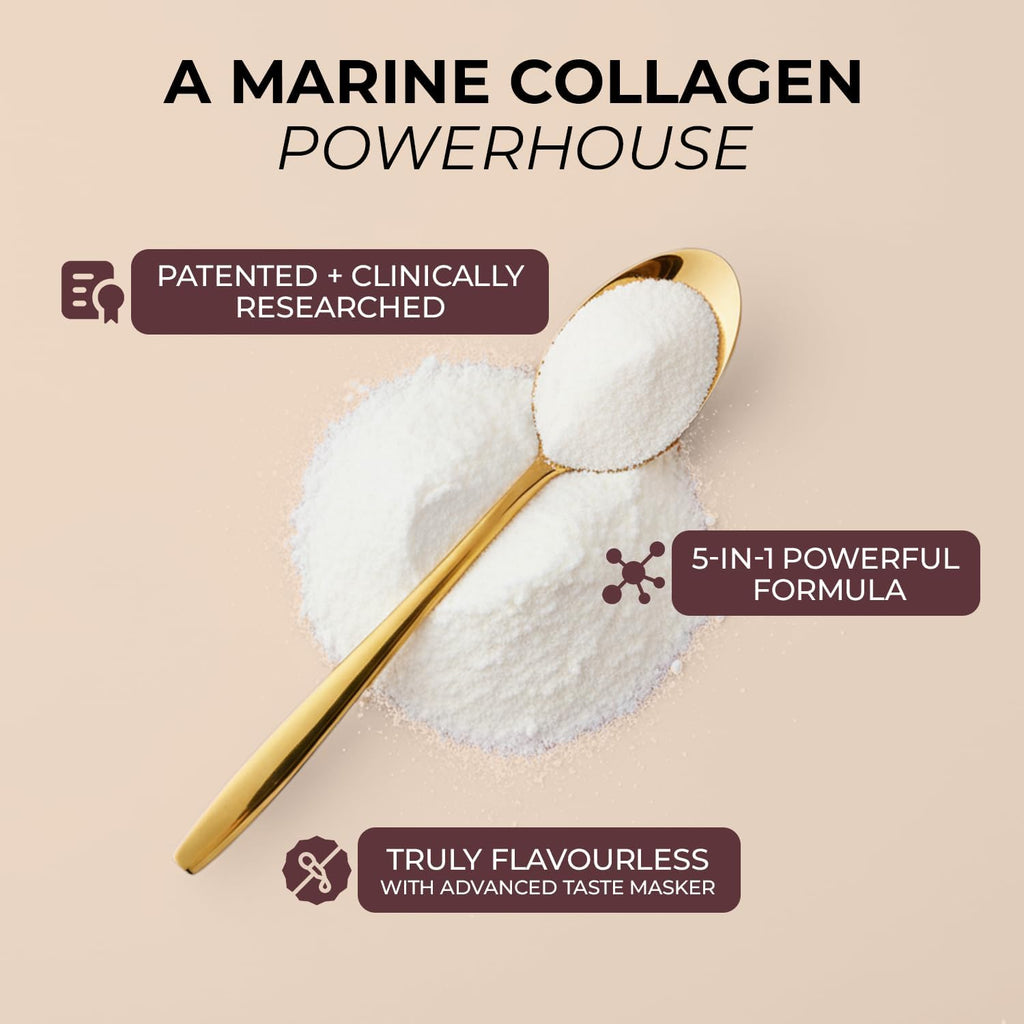 Inspiriko Marine Collagen Powder for Women, Hydrolized Collagen Peptides