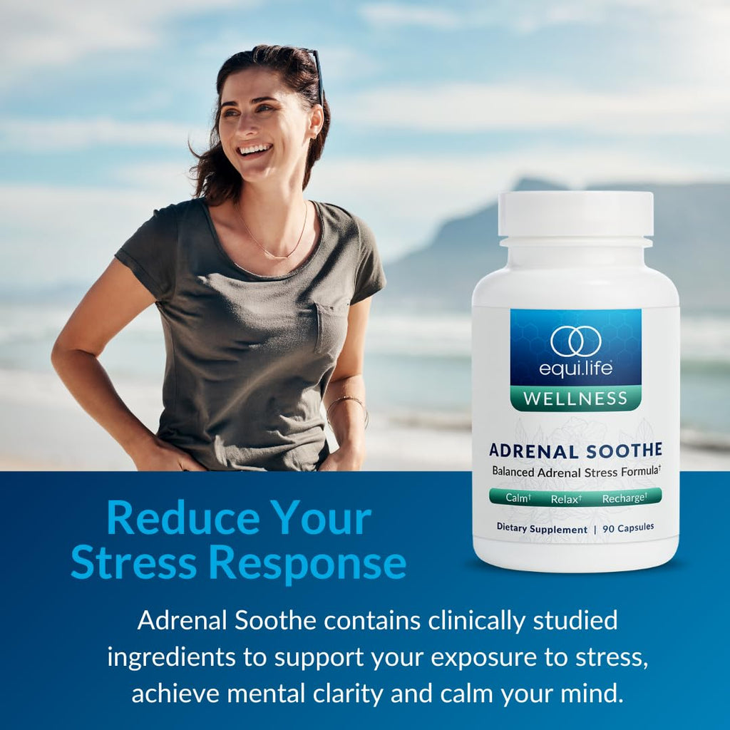 Equilife Adrenal Soothe - Balance Cortisol & Sleep Support - 90 Capsules