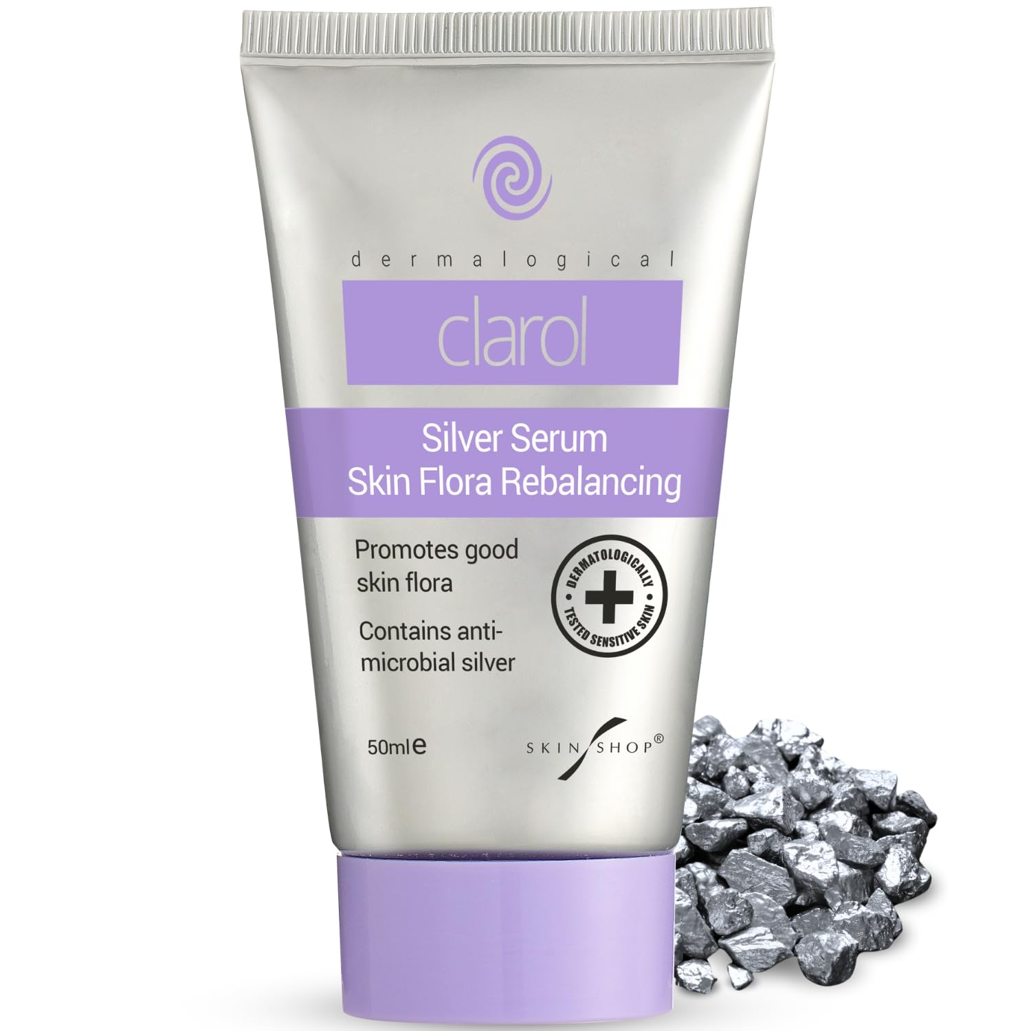 Clarol Silver Serum 50ml with MicroSilver for Blemish & Acne-Prone Skin
