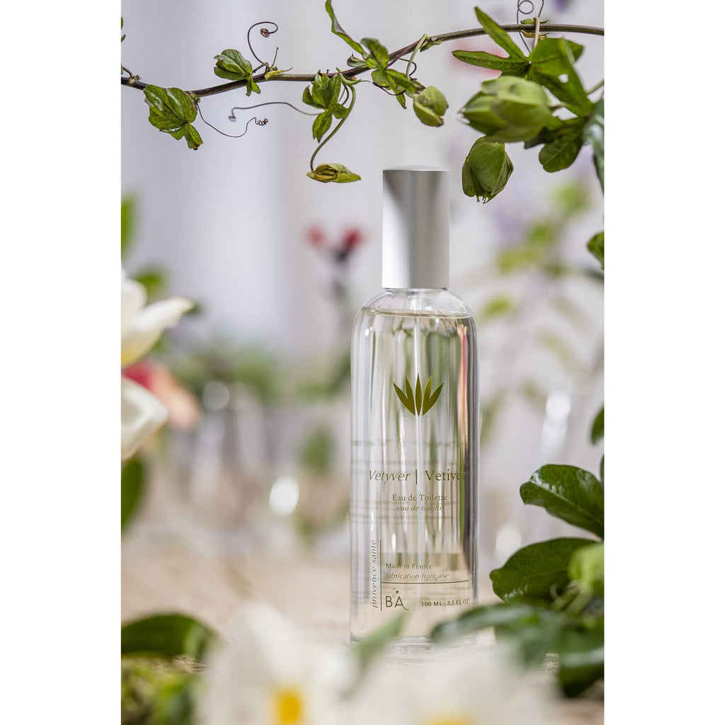 Provence Sante Eau de Toilette Spray - Luxury Long-Lasting Fragrance - Vetiver Scent - Elegant Perfume Gift - Made in France - 3.5 Oz