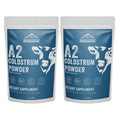 MOUNTAIN ESSENTIALS A2 Colostrum Powder 3.5 Oz Bovine Grass Fed Above 40% IGG Gluten Free, Non GMO 1 Year Shelf Life 50 Servings Pack of 2