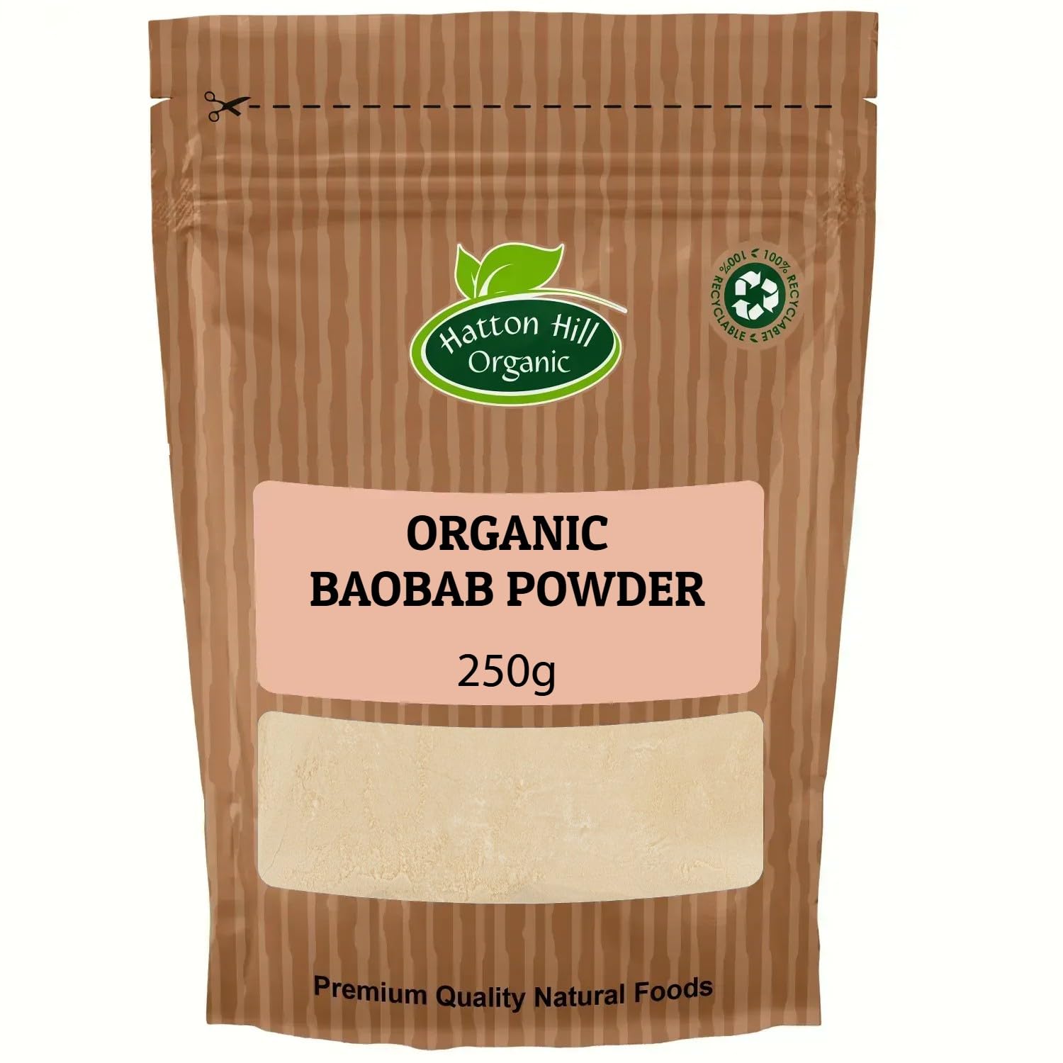 Organic Baobab Powder 250g by Hatton Hill Organic