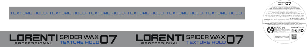 LORENTI Styling Hair Wax Pro-Vitamin B5 Men Collection Strong Hold (Spider Wax) 150ml