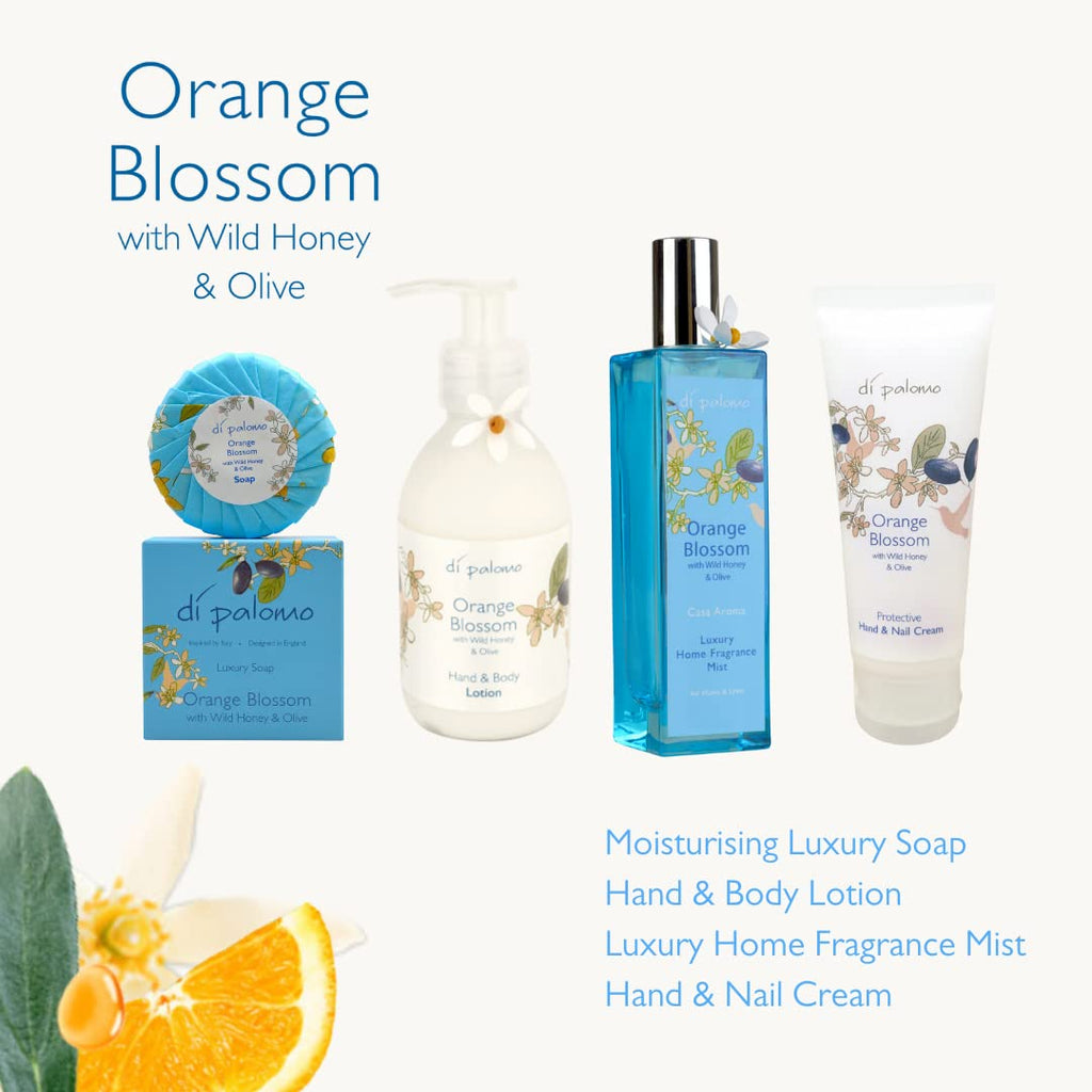 Di Palomo Orange Blossom & Honey Body Shea Butter 200ml | Luxurious Shea Butter Moisturiser & Lotion for Women | Hydrating Skincare & Body Cream