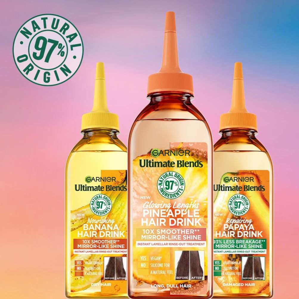 Garnier Ultimate Blends Glowing Lengths Pineapple Hair Drink 200ml