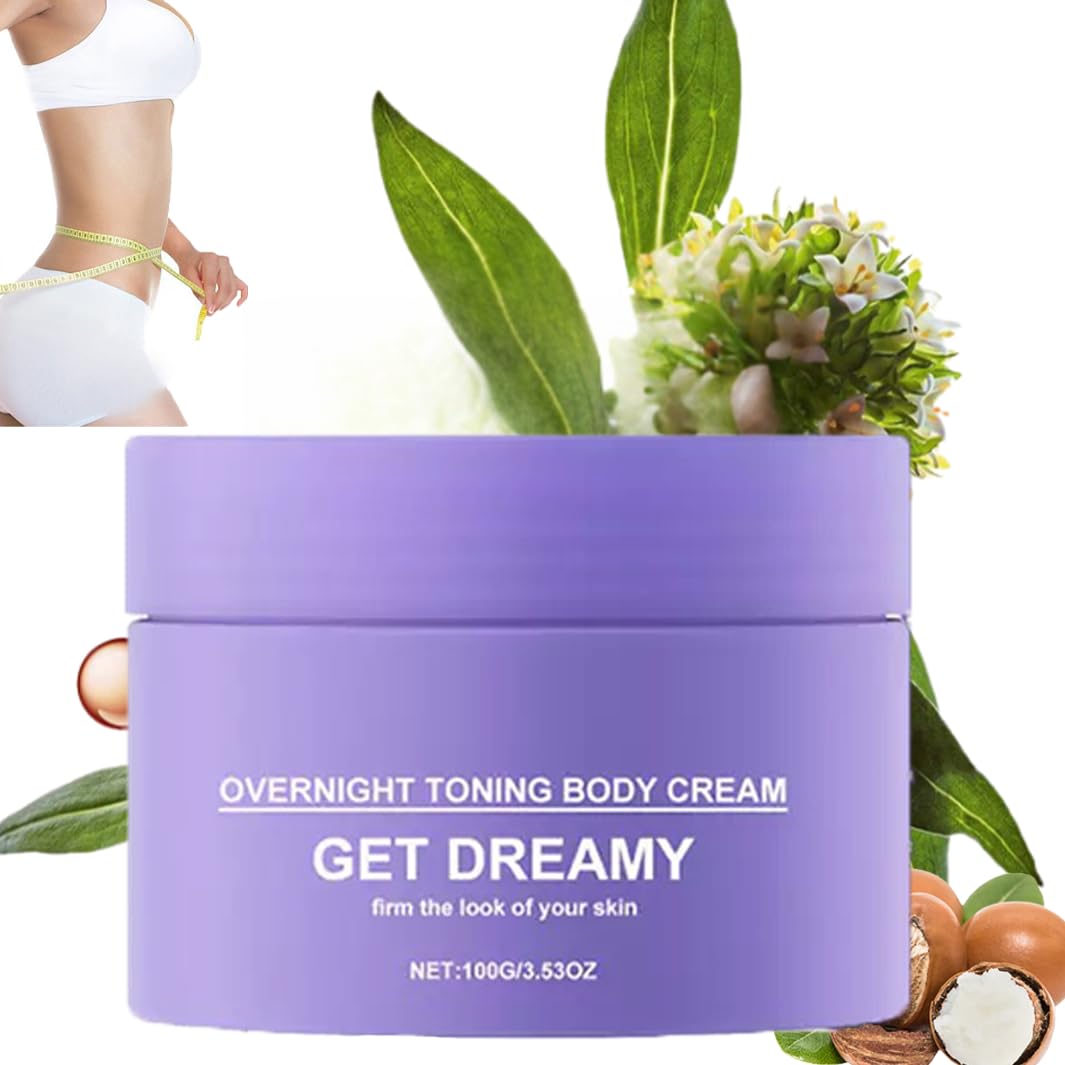 Dream Night Firming Cream,Get Dreamy Overnight Toning Whip,Firming and Moisturizing Cream for Loose Skin, Suitable for Orange Peel Tissue of Thighs, Buttocks and Arms-Firming Skin During Sleep